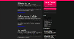Desktop Screenshot of haimethomas.net